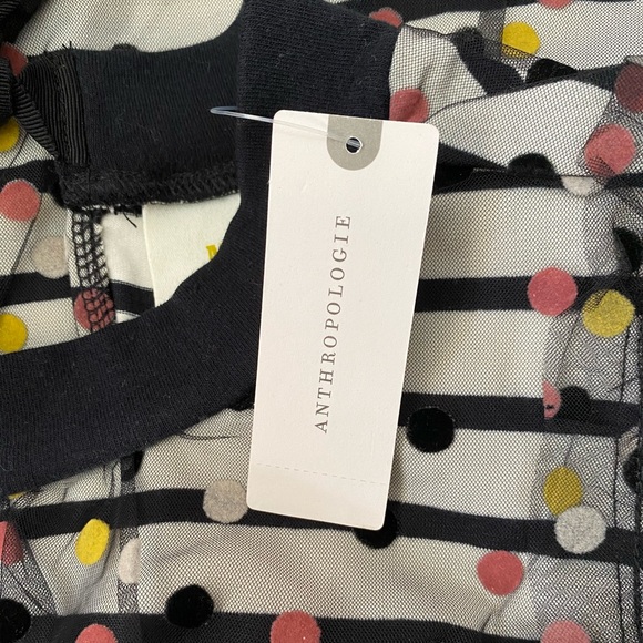 Anthropologie Maeve Contrast Dotted Tank - Picture 6 of 7